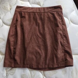 SHEIN | Rusty Orange / Brown Courdoroy Mini Skirt